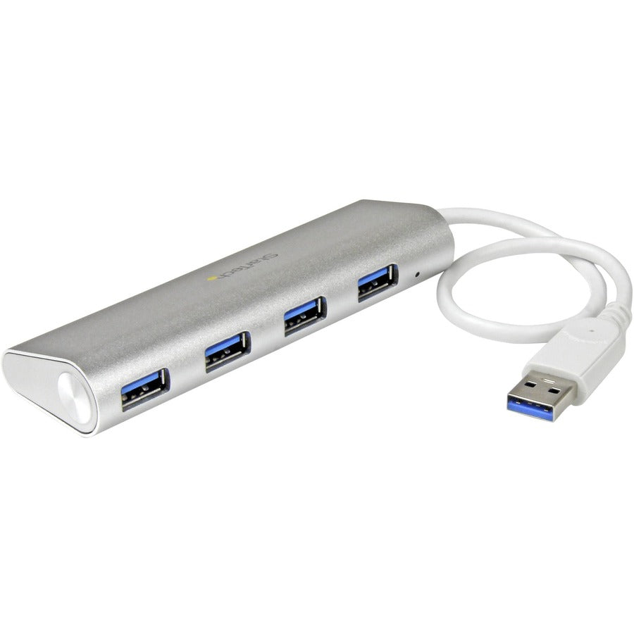 StarTech.com 4-Port USB Hub, USB A to 4x USB-A Ports, USB 5Gbps, Bus-Powered, Portable Laptop USB 3.0 Hub ST43004UA