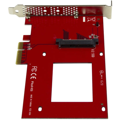 StarTech.com U.2 to PCIe Adapter for 2.5" U.2 NVMe SSD - SFF-8639 PCIe Adapter - x4 PCI Express 4.0 - NVMe PCIe Adapter - U.2 PCIe Card PEX4SFF8639