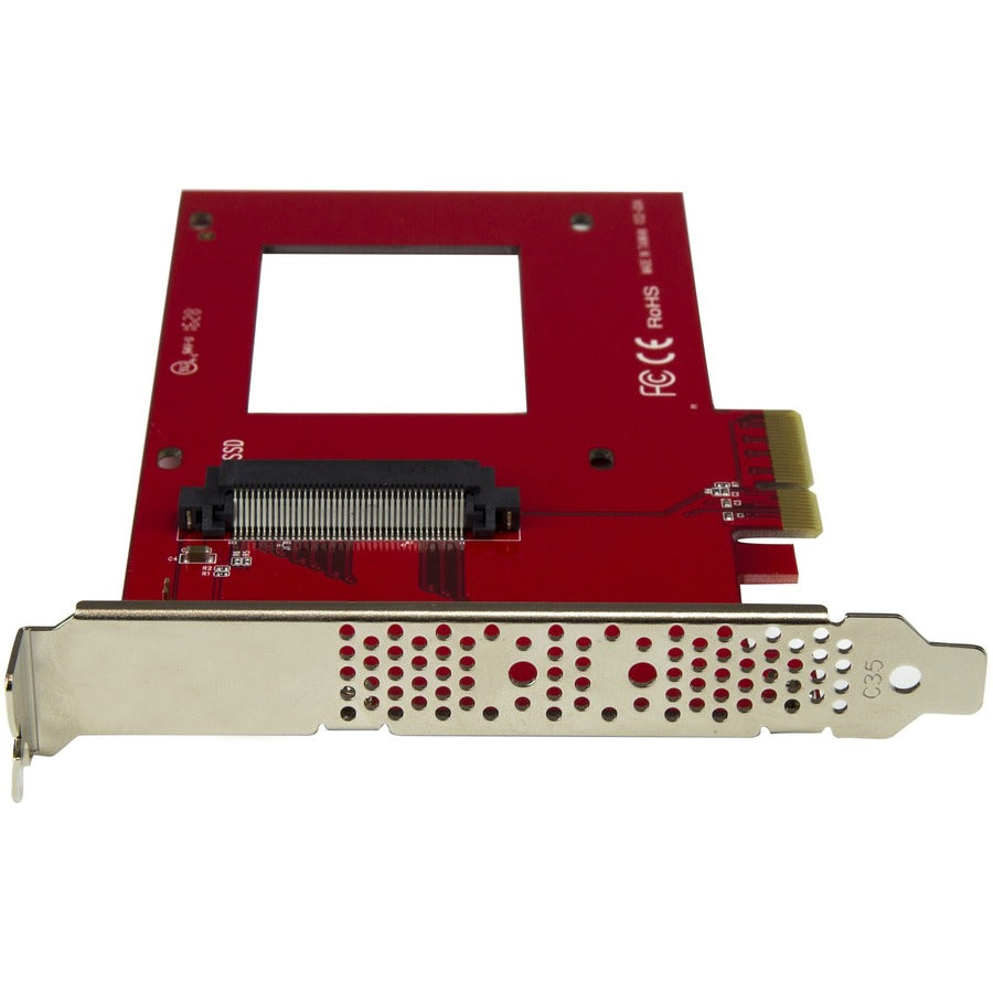 StarTech.com U.2 to PCIe Adapter for 2.5" U.2 NVMe SSD - SFF-8639 PCIe Adapter - x4 PCI Express 4.0 - NVMe PCIe Adapter - U.2 PCIe Card PEX4SFF8639