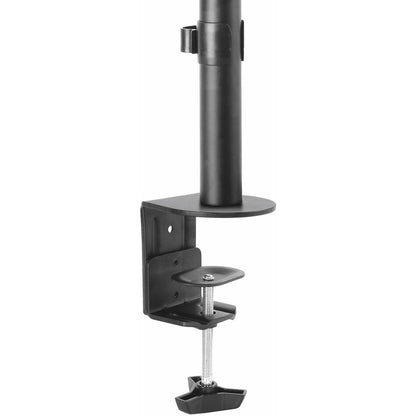 StarTech.com Single Monitor Desk Mount, Adjustable Monitor VESA Mount 34" (17.6lb/8kg) Display, Ergonomic Pole Mount Arm, C-Clamp/Grommet ARMPIVOTV2