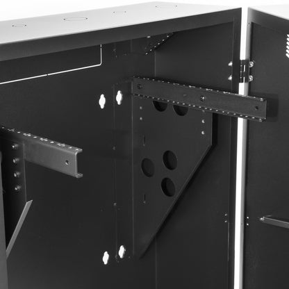 StarTech.com 8U 19" Vertical Wall Mount Server Rack Cabinet Enclosure - Low Profile (15") - 30" Deep Locking w/2U for Network IT Equipment RK830WALVS