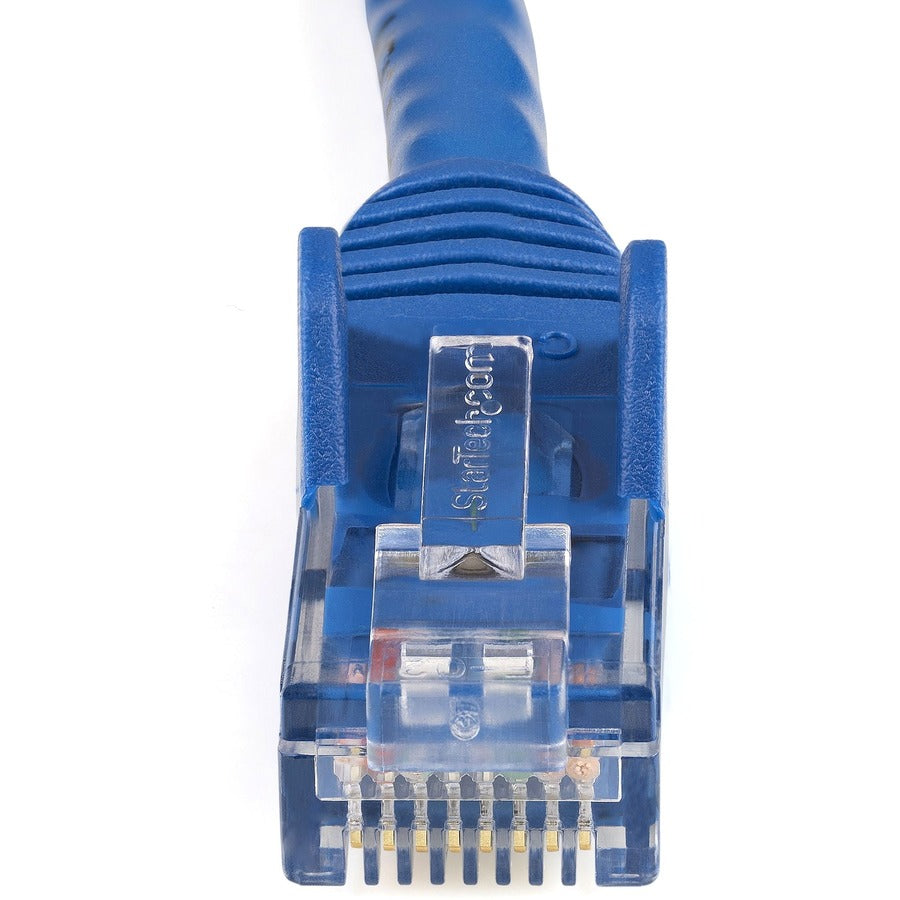 StarTech.com 6in CAT6 Ethernet Cable - Blue Snagless Gigabit - 100W PoE UTP 650MHz Category 6 Patch Cord UL Certified Wiring/TIA N6PATCH6INBL