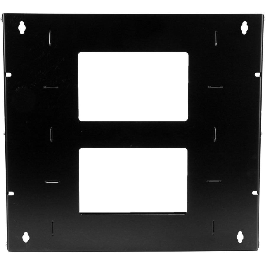 StarTech.com 2-Post 8U Open Frame Wall Mount Network Rack with Built-in Shelf and Adjustable Depth, Computer Rack for IT Equipment, TAA~ WALLSHELF8U