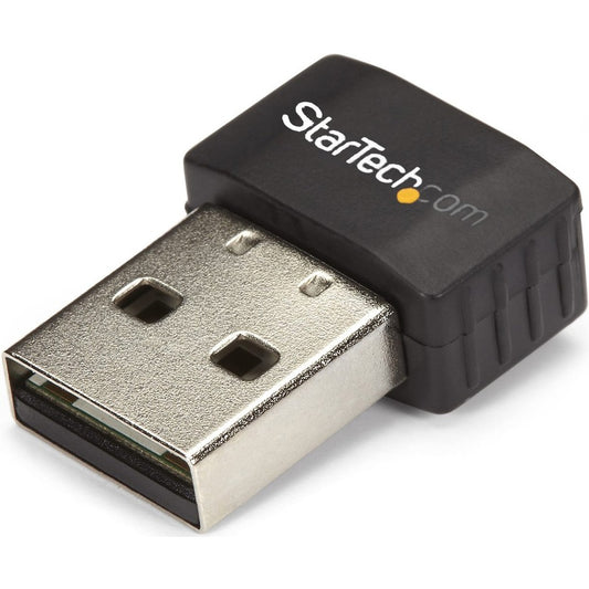 StarTech.com USB WiFi Adapter - AC600 - Dual-Band Nano USB Wireless Network Adapter - 1T1R 802.11ac Wi-Fi Adapter - 2.4GHz / 5GHz USB433ACD1X1