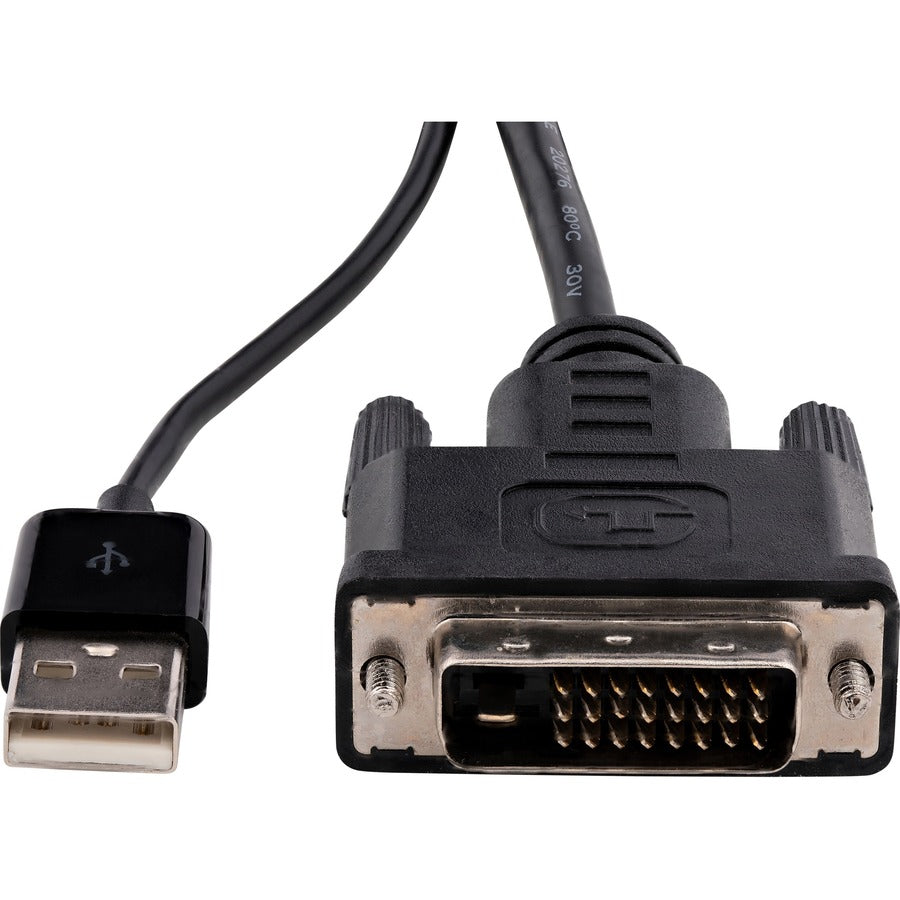 StarTech.com DVI to DisplayPort Adapter with USB Power - DVI-D to DP Video Adapter - DVI to DisplayPort Converter - 1920 x 1200 DVI2DP2