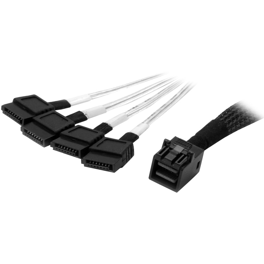 StarTech.com 1m Internal Mini SAS to SATA Cable - SFF-8643 to 4x SATA SAS43SAT1M