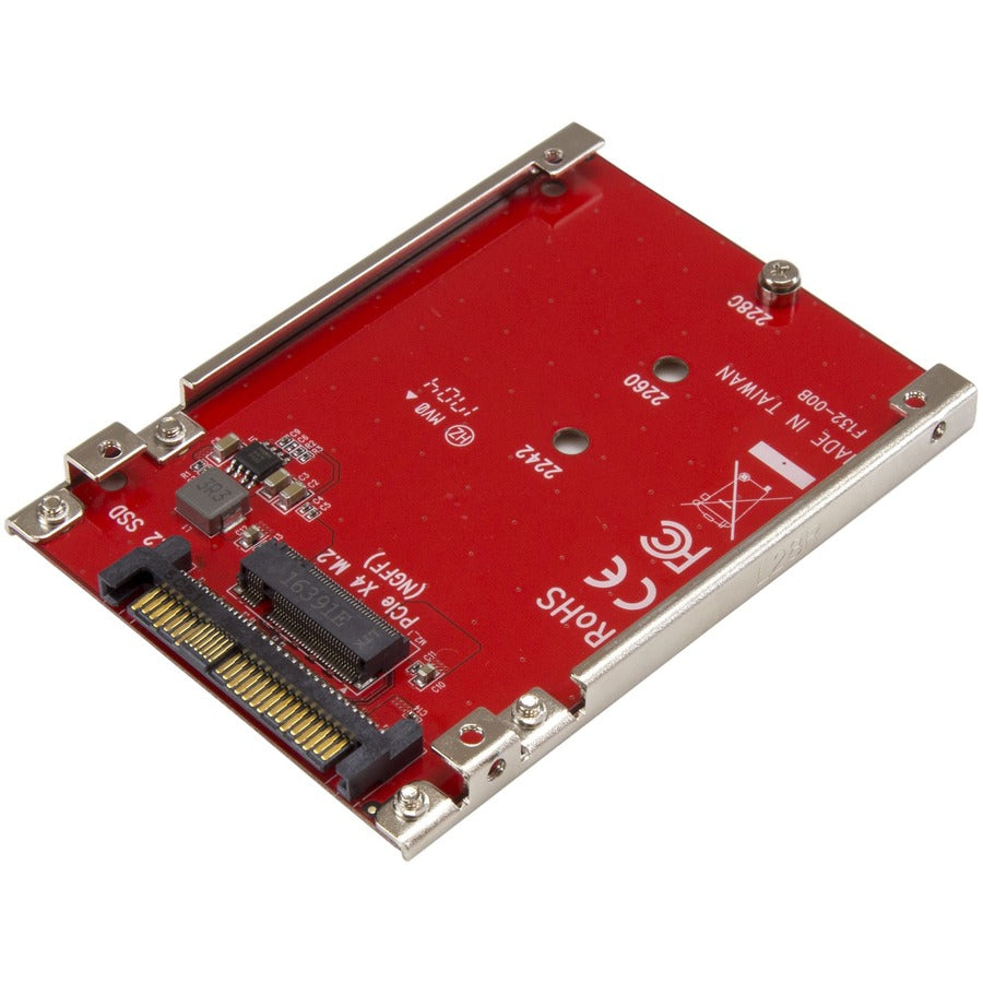 StarTech.com M.2 to U.2 Adapter - M.2 Drive to U.2 (SFF-8639) Host Adapter for M.2 PCIe NVMe SSDs - M.2 Drive Adapter - M.2 PCIe SSD Adapter U2M2E125