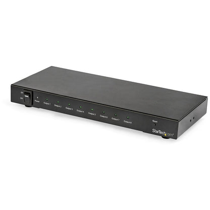 StarTech.com 8-Port 4K 60Hz HDMI Splitter - HDR Support - HDMI 2.0 Splitter - 7.1 Surround Sound Audio ST128HD20