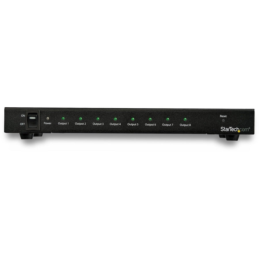 StarTech.com 8-Port 4K 60Hz HDMI Splitter - HDR Support - HDMI 2.0 Splitter - 7.1 Surround Sound Audio ST128HD20