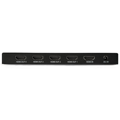 StarTech.com 4 Port HDMI Splitter - 4K 60Hz - 1x4 Way HDMI 2.0 Splitter - HDR - ST124HD203 ST124HD202