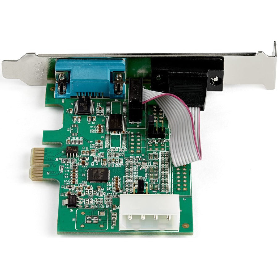 StarTech.com 2-port PCI Express RS232 Serial Adapter Card - PCIe to Dual Serial DB9 RS-232 Controller - 16950 UART - Windows and Linux PEX2S953