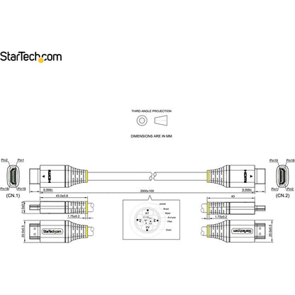 StarTech.com Ultra High Speed HDMI Cable HDMM21V2M