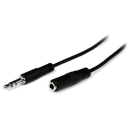 StarTech.com 1m Slim 3.5mm Stereo Extension Audio Cable - M/F MU1MMFS