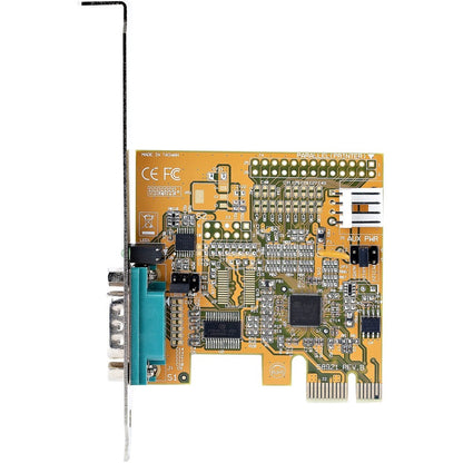 StarTech.com PCI Express Serial Card, PCIe to RS232 (DB9) Serial Interface Card, 16C1050 UART, COM Retention, Low Profile, Windows & Linux 11050-PC-SERIAL-CARD