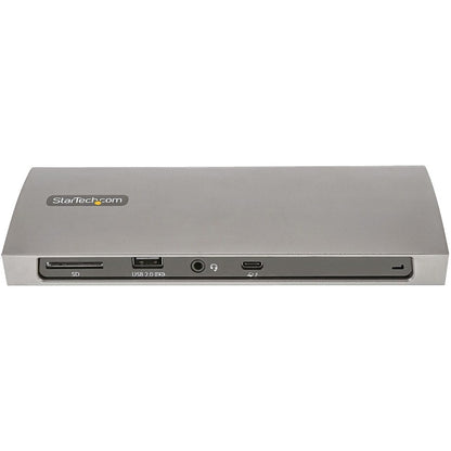 StarTech.com Thunderbolt 4 Dock, 96W Power Delivery, Single 8K / Dual Monitor 4K 60Hz, 3x TB4/USB4 ports, 4x USB-A, SD, GbE, 0.8m cable TB4CDOCK