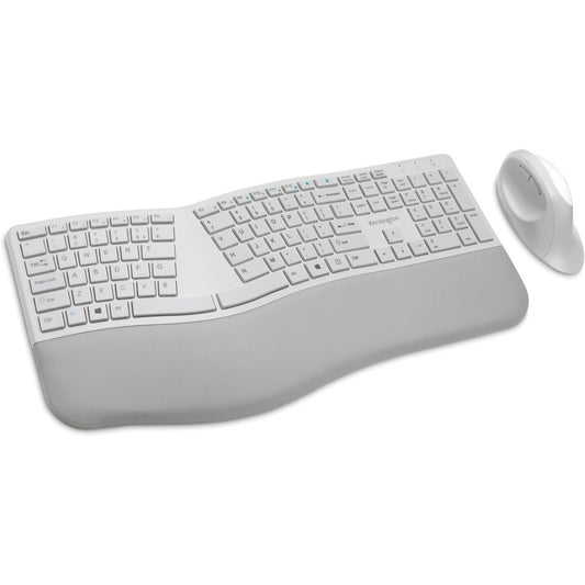 Kensington Pro Fit Ergo Wireless Keyboard and Mouse-Gray K75407US