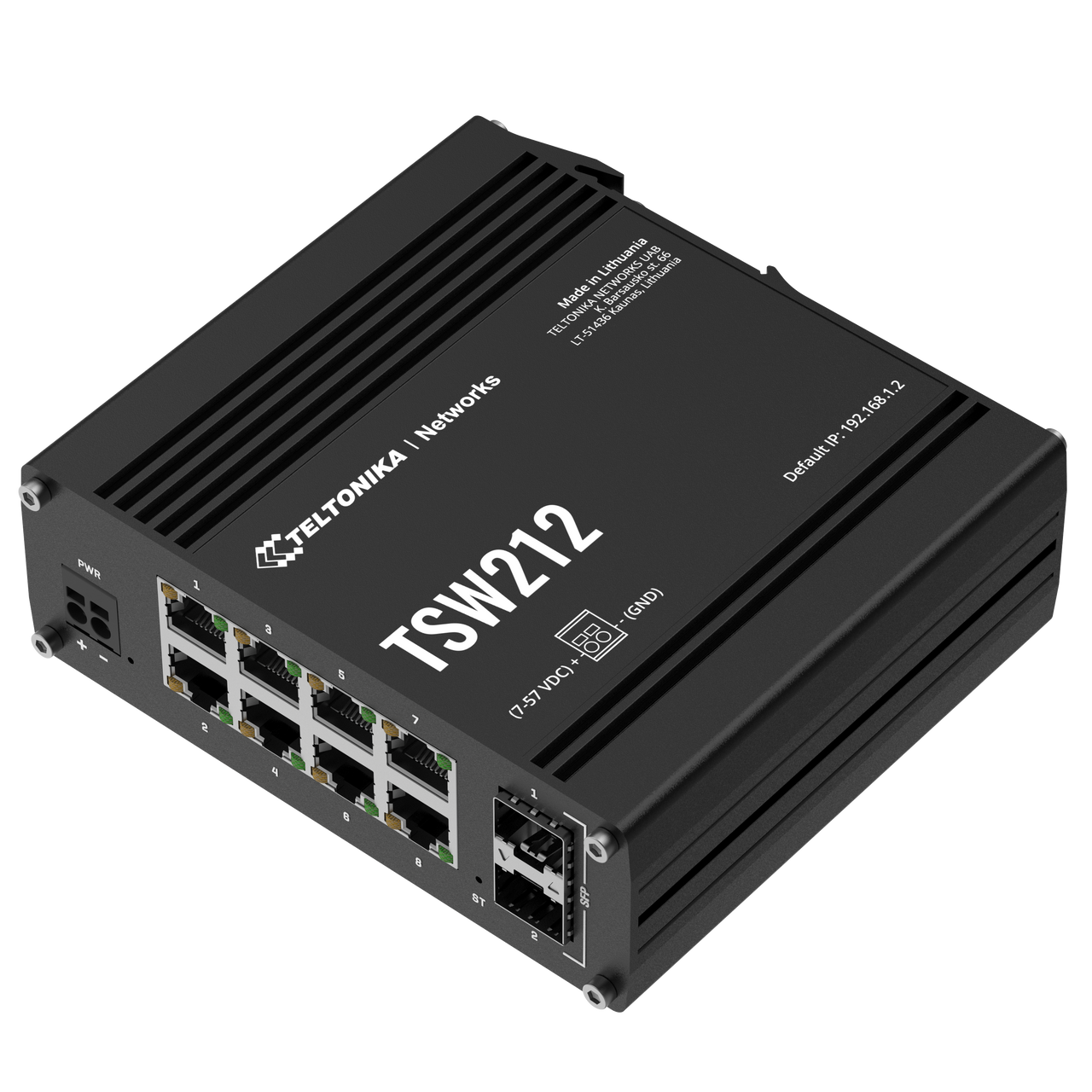 Teltonika L2 Managed POE+ Ethernet Switch - TSW212 (TSW212)