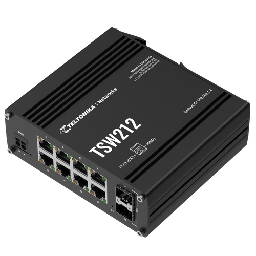 Teltonika L2 Managed POE+ Ethernet Switch - TSW212