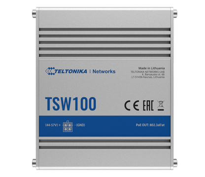 Teltonika 5-Port Unmanaged POE+ Switch (TSW100)