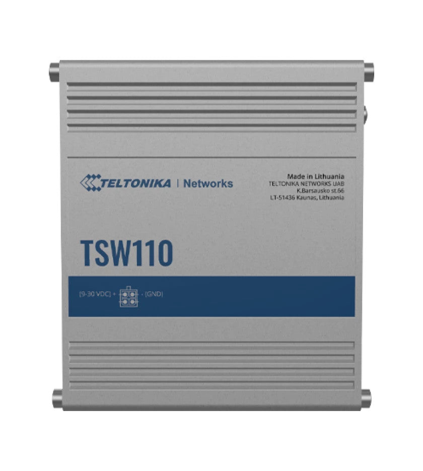 Teltonika TSW110 Unmanaged Gigabit Ethernet (10/100/1000) POE Switch